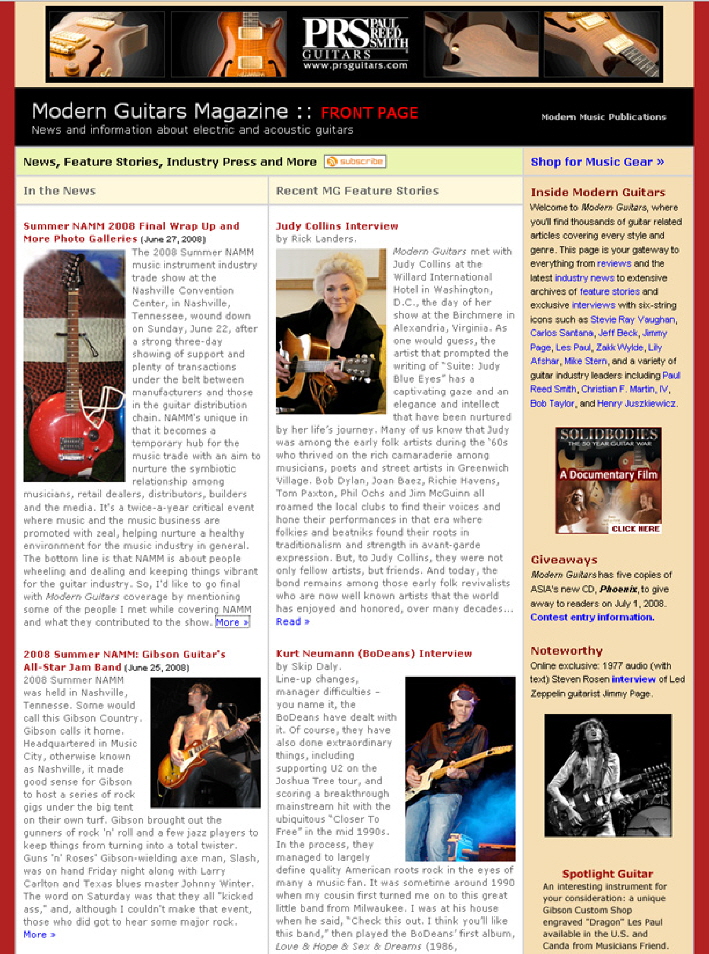 Modern Guitars Magazine Online