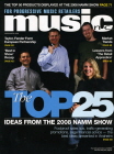 Music Inc. Top 25 of NAMM show cover